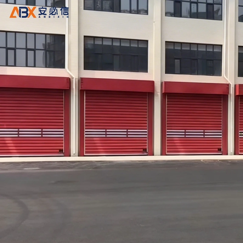 白银铝质快速门